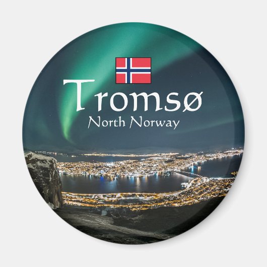 Tromsoノルウェーお土産 マグネット (正面)