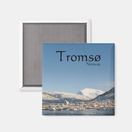 Tromsoノルウェーお土産 マグネット (正面/裏面)