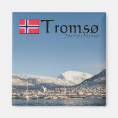 Tromsoノルウェーお土産 マグネット (正面)