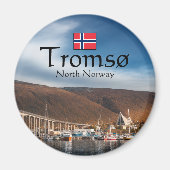 Tromsoノルウェーお土産 マグネット (正面)