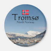 Tromsoノルウェーお土産 マグネット (正面)