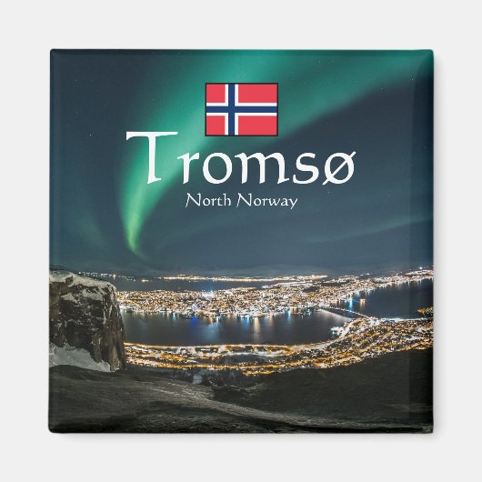 Tromsoノルウェーお土産 マグネット (正面)