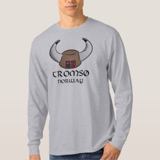 Tromsoノルウェーのバイキングの帽子 Tシャツ