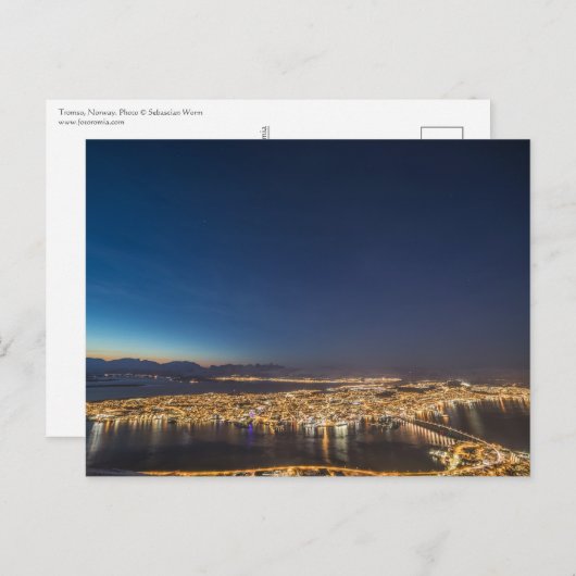 Tromso北ノルウェーはがき ポストカード (正面/裏面)