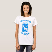 Tromsø、ノルウェー(Norge) Tシャツ (正面フル)