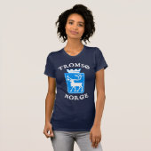 Tromsø、ノルウェー(Norge) Tシャツ (正面フル)