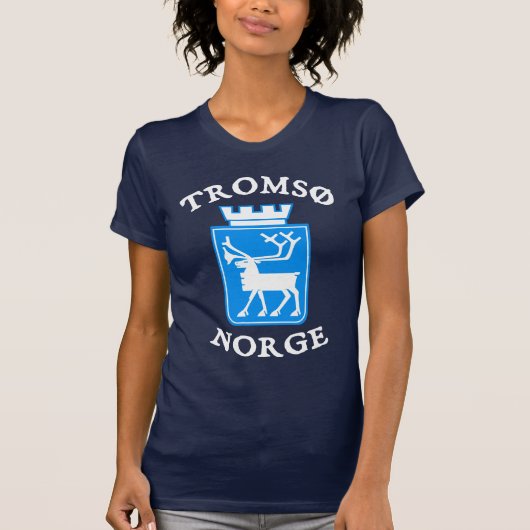 Tromsø、ノルウェー(Norge) Tシャツ (正面)