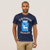 Tromsø、ノルウェー(Norge) Tシャツ (正面フル)