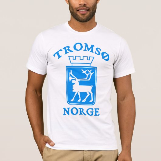 Tromsø、ノルウェー(Norge) Tシャツ (正面)