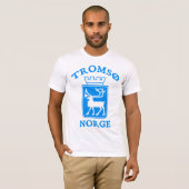 Tromsø、ノルウェー(Norge) Tシャツ (正面フル)