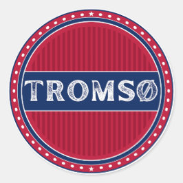 Tromsø City Pride Emblem – Norwegian Identity ラウンドシール