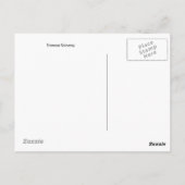 Tromso Norwayアットナイトポストカード ポストカード (裏面)