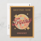 Tromso Tromsoノルウェーレトロヴィンテージはがき ポストカード (正面/裏面)