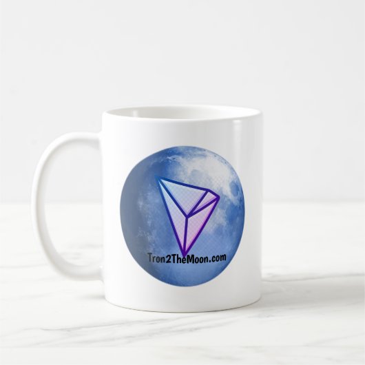 Tron2TheMoon For Fans Of Tron Cryptocurrency コーヒーマグカップ (左)