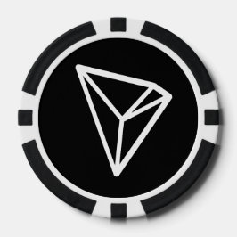 TRON TRXロゴトランプのポーカーチップ ポーカーチップ