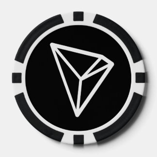 TRON TRXロゴトランプのポーカーチップ ポーカーチップ