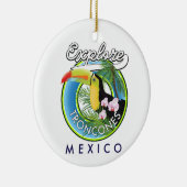 Troncones Mexicoレトロロゴの探索 セラミックオーナメント (右)