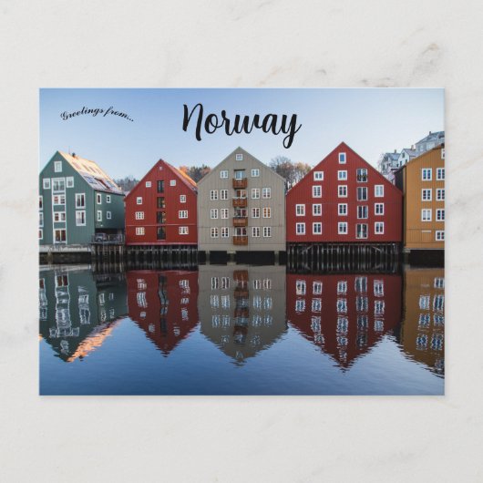 Trondheim Norway Postcard ポストカード (正面)