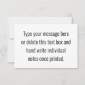 Troop Beverly Hills Pink & Green Thank You サンキューカード (裏面)