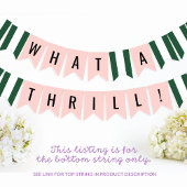 Troop Beverly Hills "What a Thrill"文字列2 バンティングフラッグ