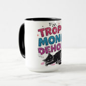 Trop de Monde Dehors – Black Cat Coffee Mug マグカップ (正面左)
