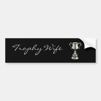 trophy1のトロフィの           妻 バンパーステッカー