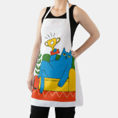 Trophy-Style Blue Cat Lounger - Apron エプロン (インサイチュ)