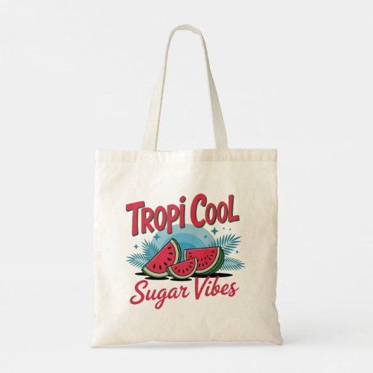 Tropi Cool Sugar Vibes  トートバッグ (裏面)