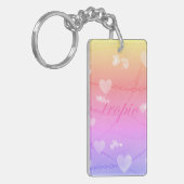 Tropic Heart Chain Glow Keychain キーホルダー (正面左)