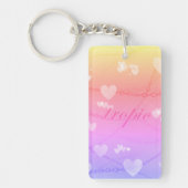 Tropic Heart Chain Glow Keychain キーホルダー (正面)