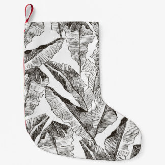 Tropic plants floral seamless jungle pattern. Prin スモールクリスマスストッキング