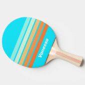 Tropic Splash Across Striping with Name 卓球ラケット (横)