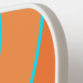 Tropic Splash Circle Stripe with Name ピックルボールラケット (左詳細)