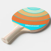 Tropic Splash Circle Stripe with Name 卓球ラケット (正面アングル)