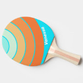 Tropic Splash Circle Stripe with Name 卓球ラケット (横)