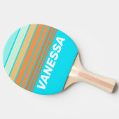 Tropic Splash Horizon Striping with Name 卓球ラケット (横)