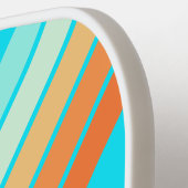 Tropic Splash Striped with Name ピックルボールラケット (左詳細)