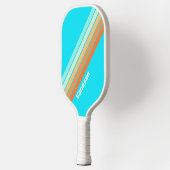 Tropic Splash Striped with Name ピックルボールラケット (左)