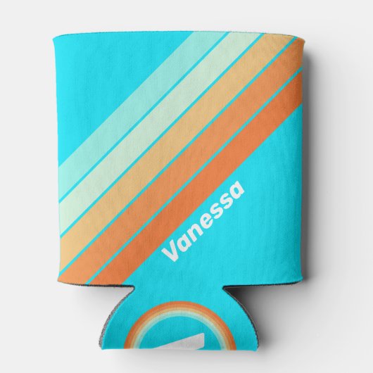 Tropic Splash Striped with Name 缶クーラー (裏面)