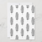 Tropical 30thミニマル誕生日カード 案内状 (裏面)