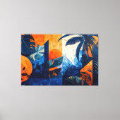 Tropical abstract 004 キャンバスプリント (正面)