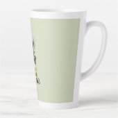 Tropical Aloha Pineapple with Sunglasses カフェラテマグ (右)