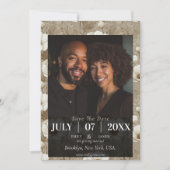 Tropical Anemone Countryside Wedding Save the Date (正面)