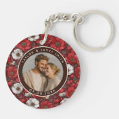 Tropical Anemones Fantasy Lakeside Wedding キーホルダー (裏面)