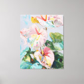 Tropical Anthurium Canvas Art Print キャンバスプリント (正面)