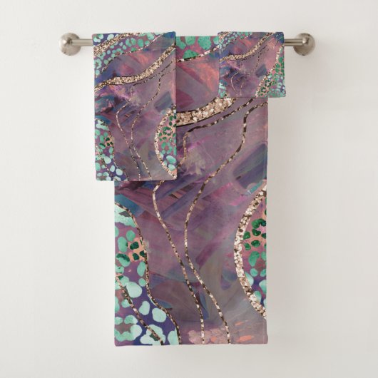 Tropical Batik Animal Glitter Glam 1 バスタオルセット (インサイチュ)