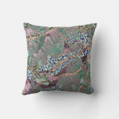 Tropical Batik Animal Glitter Glam 2 クッション (裏面)