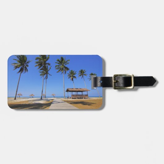 Tropical Beach ラゲッジタグ (正面横)
