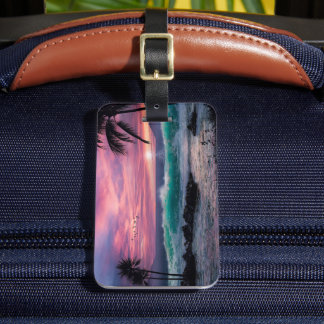 Tropical Beach ラゲッジタグ