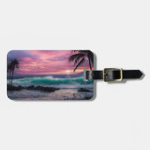 Tropical Beach  ラゲッジタグ (正面横)